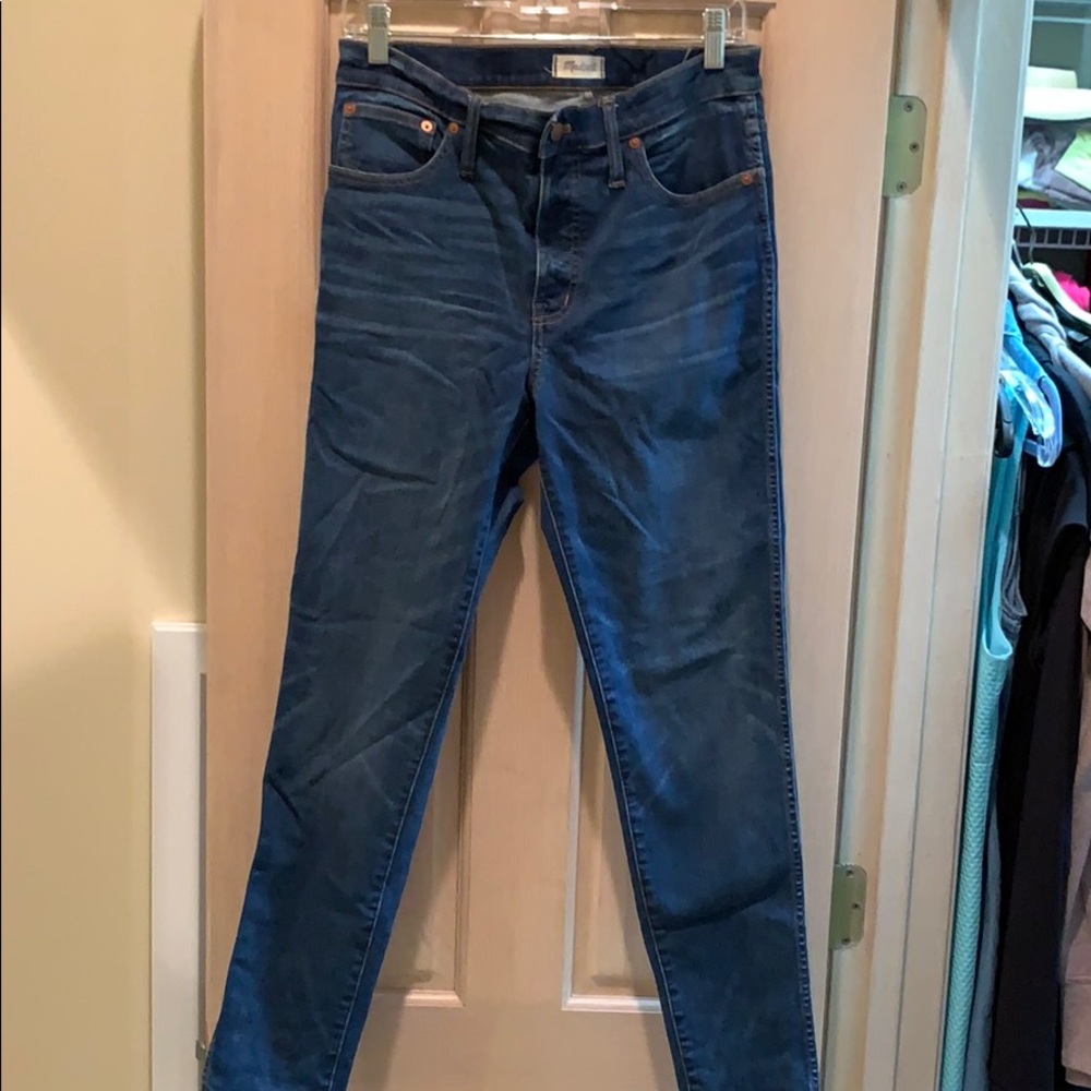 Madewell 9” high rise skinny jean